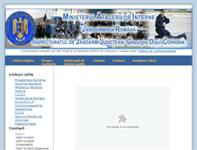 Tablet Screenshot of jandarmeriacovasna.ro